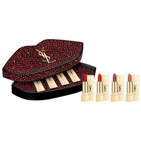 ysl beauty 5-piece mini rouge pur couture set|MINI ROUGE PUR COUTURE LIPSTICK HOLIDAY GIFT SET.